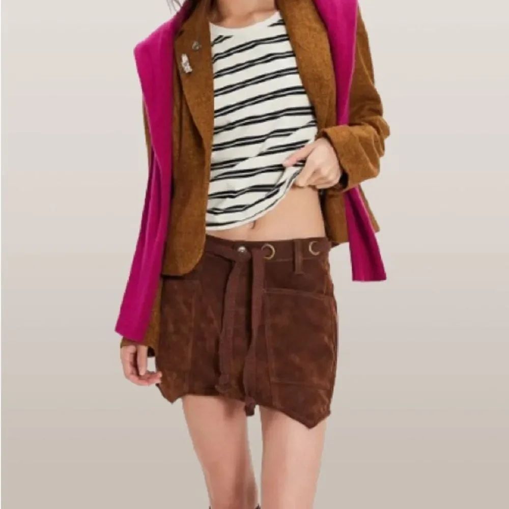 We The Free Suede Moxie Vegan Skirt